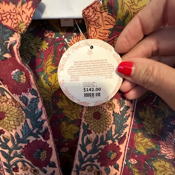 NWT Victoria Dunn Marigold dress - gorgeous color way. - Picture 4 of 4